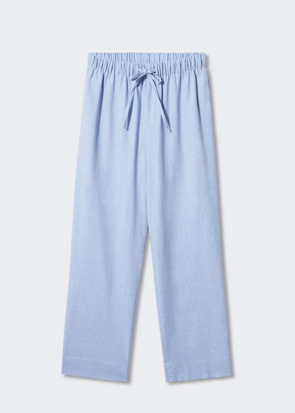 Pantaloni pigiama cotone garzato