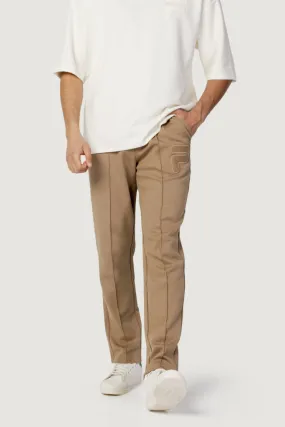 Pantaloni sportivi Fila costa tappered pants Beige scuro