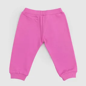 Pantaloni Sportivi Fucsia Per Neonata