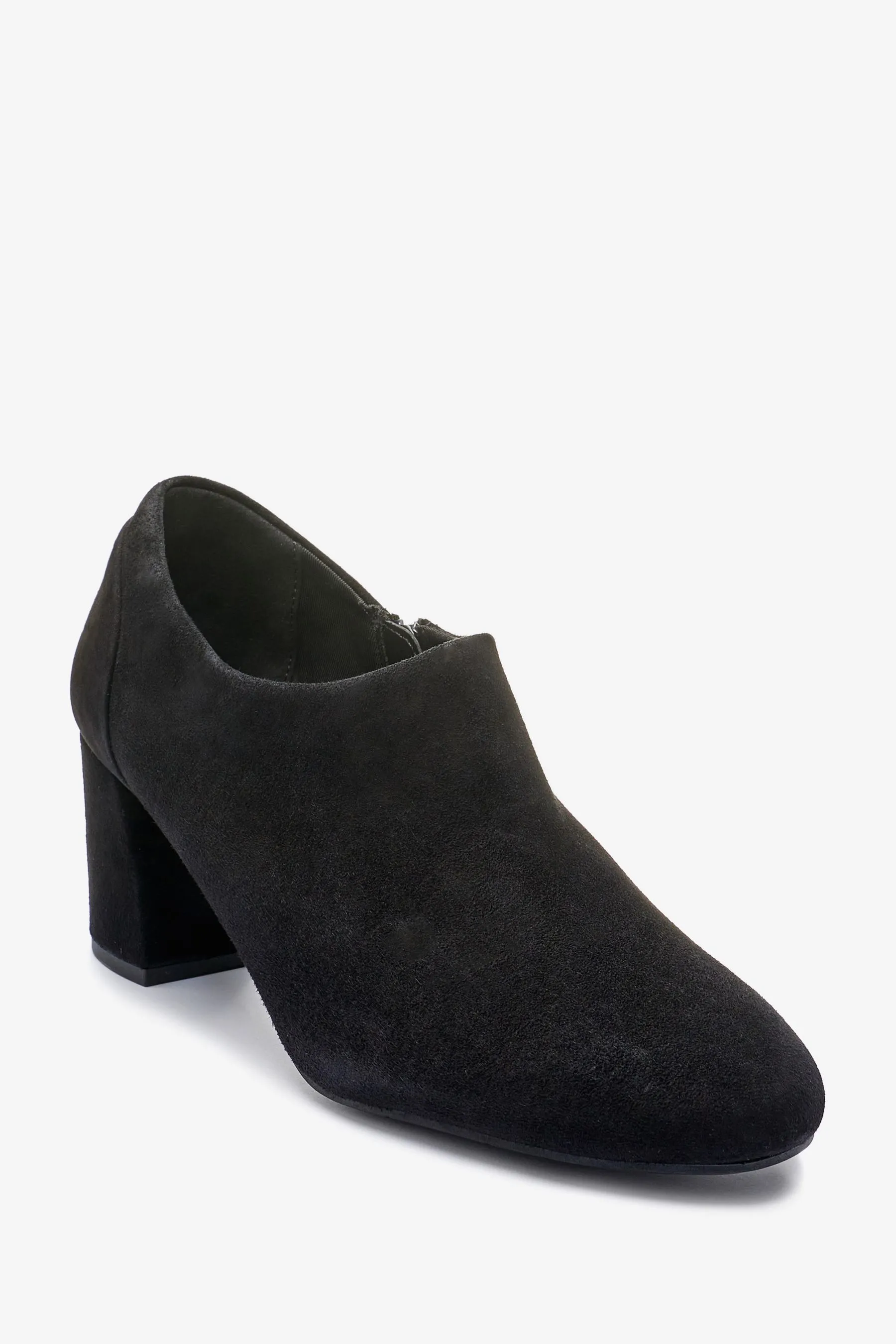 Pelle scamosciata nera  - Forever Comfort® con MotionFlex - Scarpe con tacco chiuso