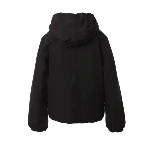 Piumino Marguerite Eco Stretch Nero E Bianco