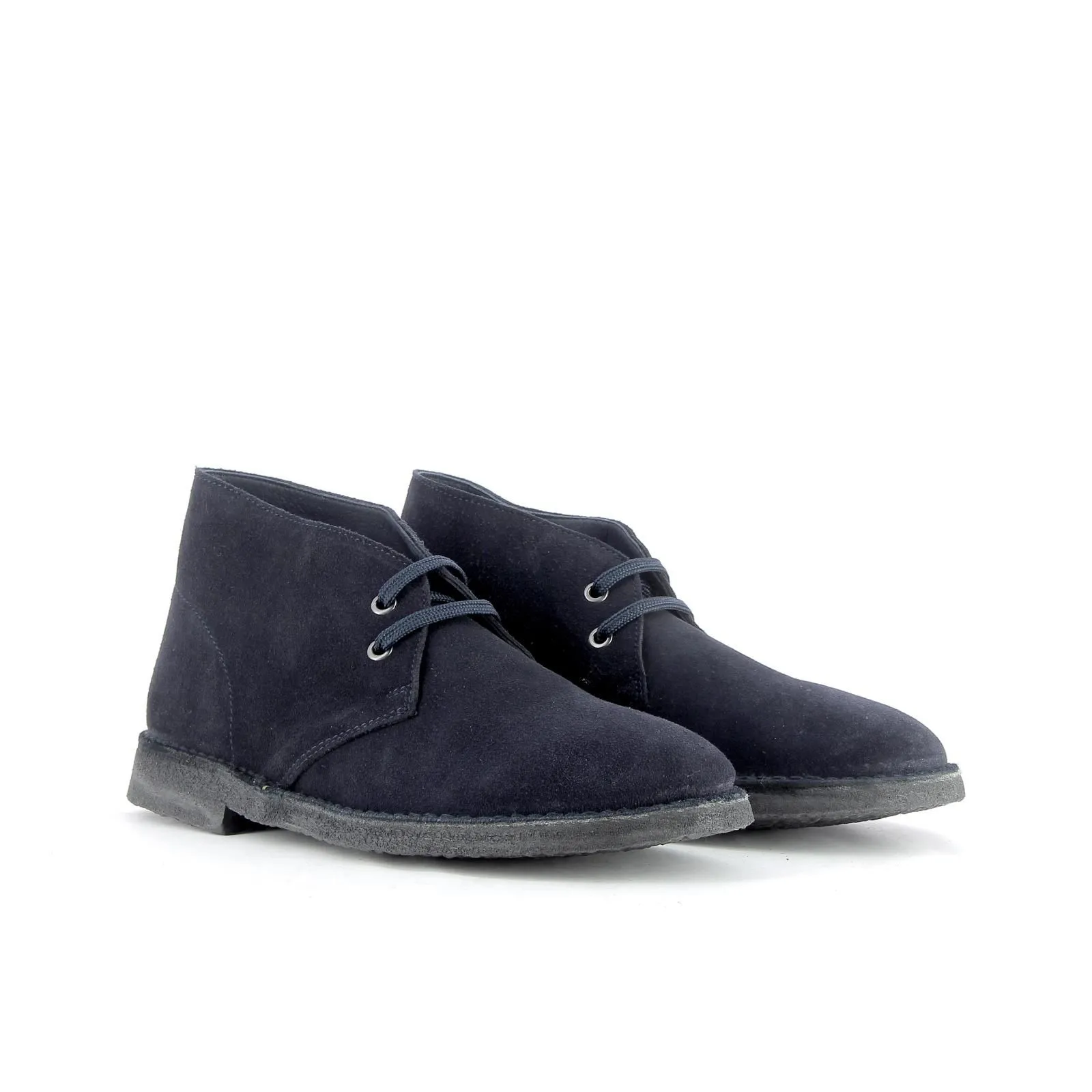 Polacchini blu da uomo con lacci