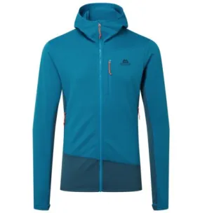 Polar fleece MOUNTAIN EQUIPMENT Giacca con cappuccio Durian (Mykonos Blue/Majolica Blue) Uomo