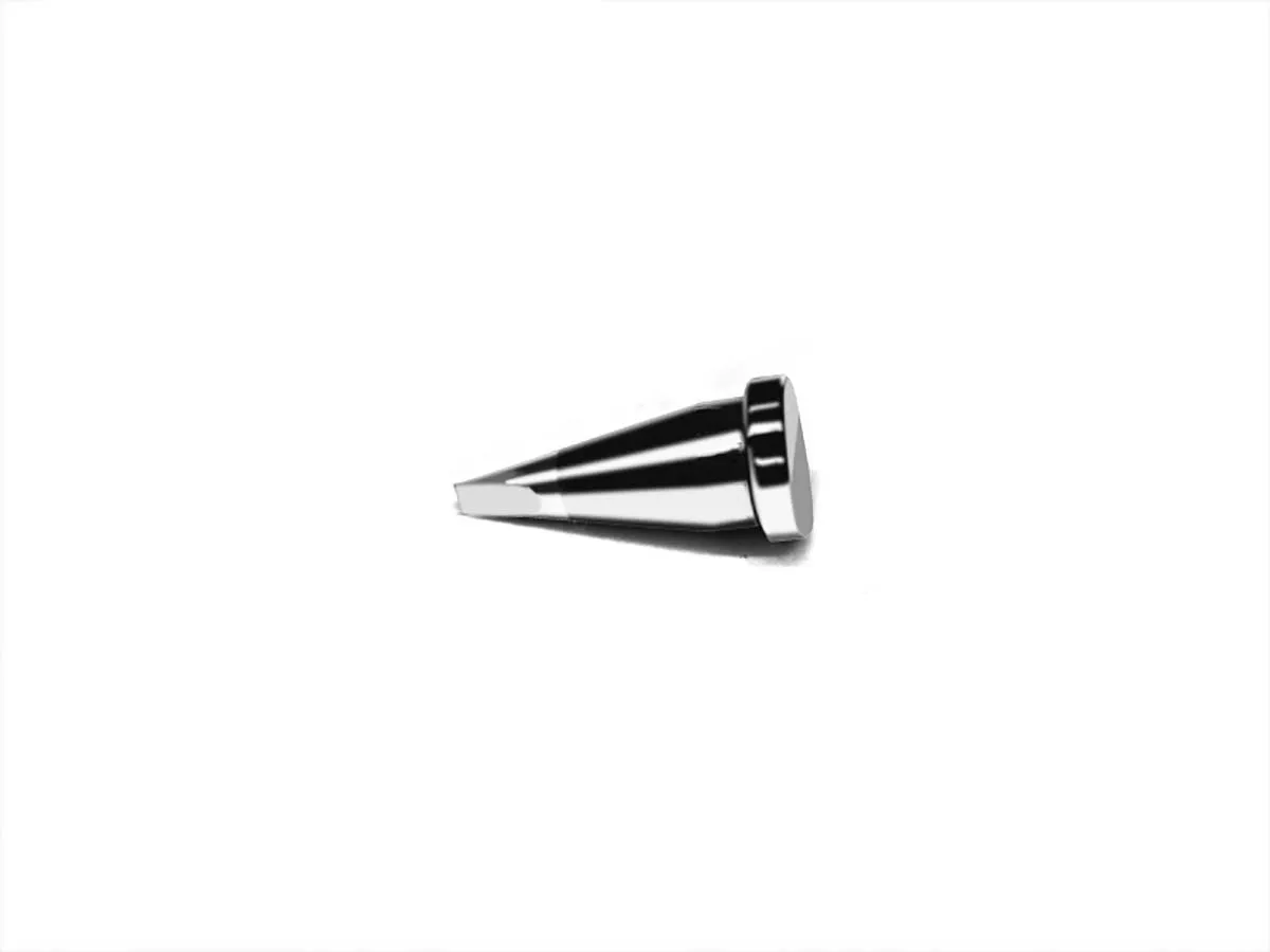 Punta saldatore RS PRO, serie DS, 2,4 mm, forma: Scalpello diritto, angolo 35°