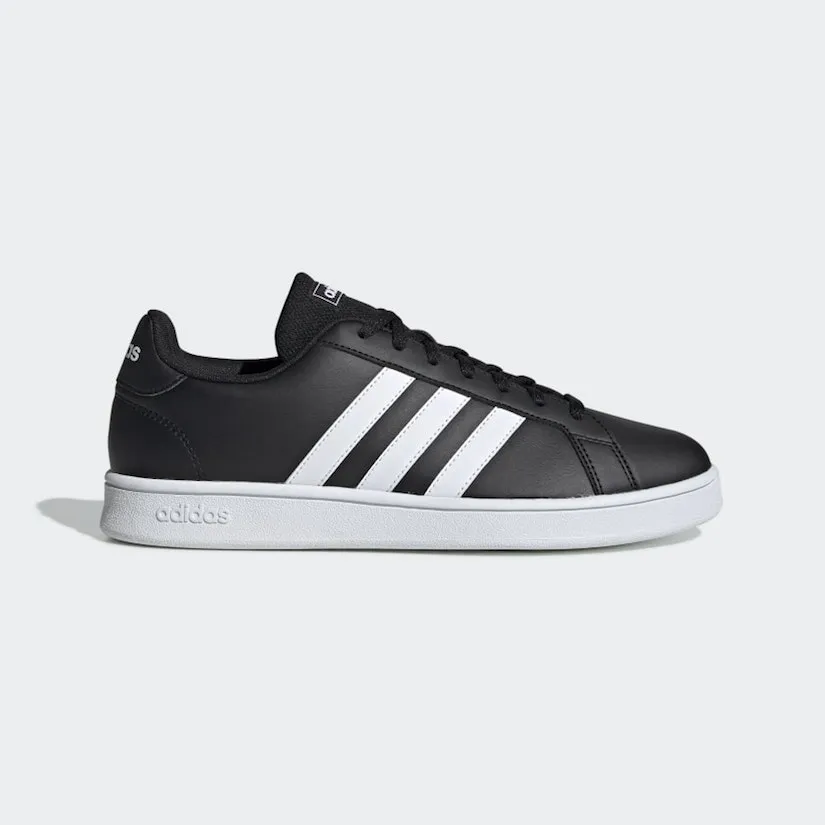 Scarpe Adidas donna grand court in pelle nera EE7900