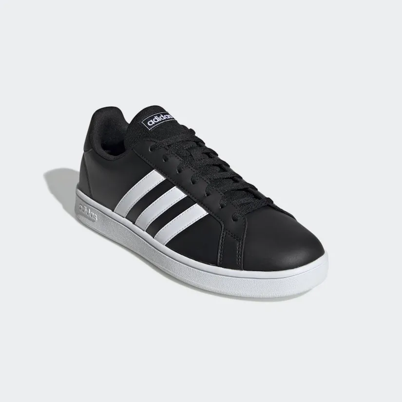 Scarpe Adidas donna grand court in pelle nera EE7900