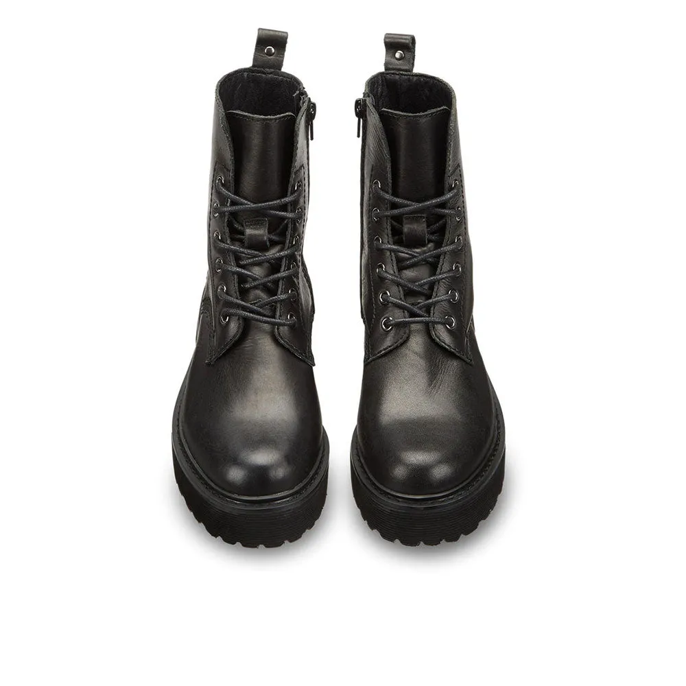 Scarpe Donna CULT Slash 1814 Anfibi in Pelle Nera