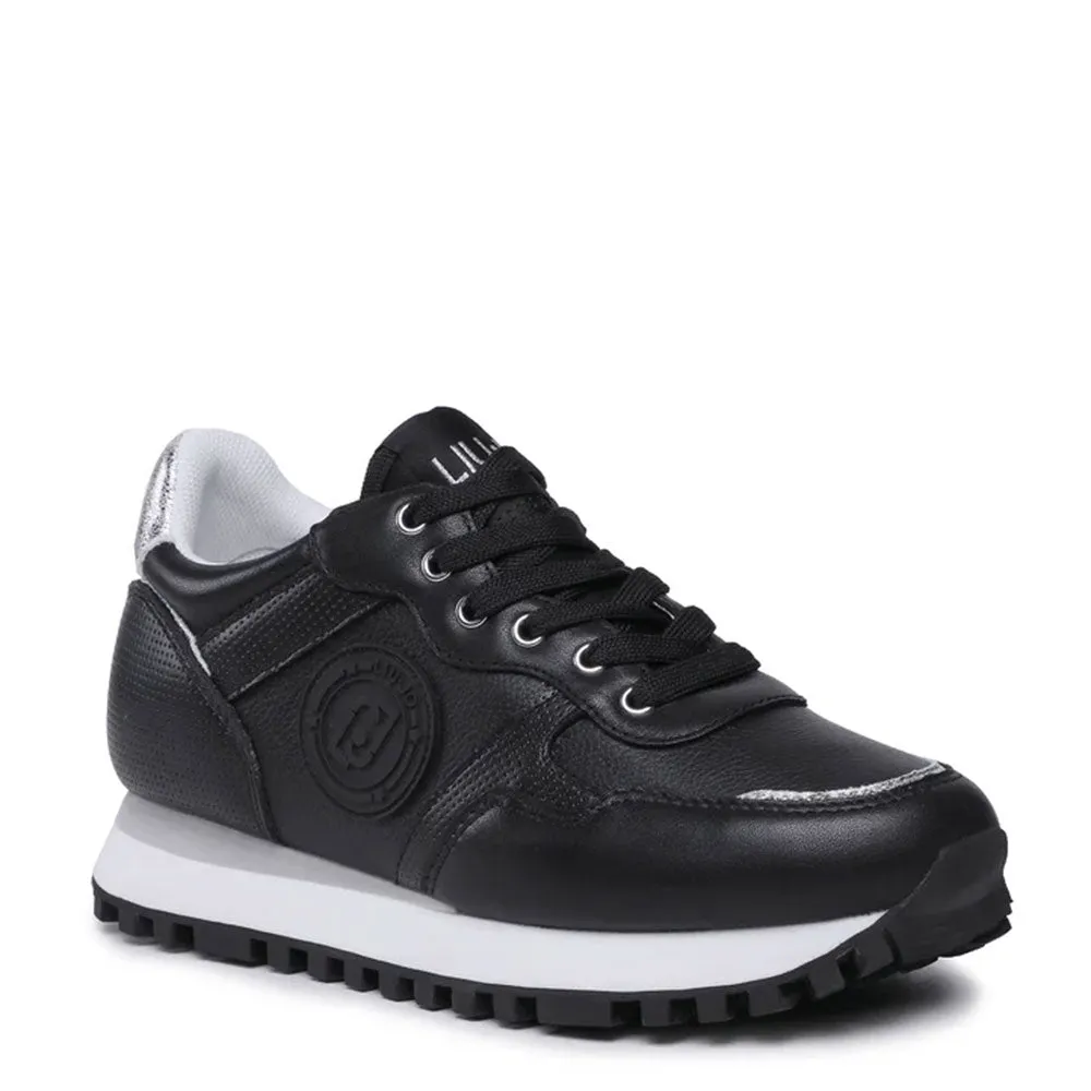 Scarpe Donna LIU JO Sneakers Wonder 25 in Pelle Nera