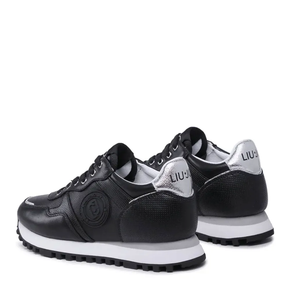 Scarpe Donna LIU JO Sneakers Wonder 25 in Pelle Nera