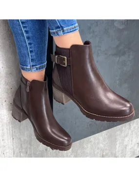 STIVALETTO MOIRA MARRONE