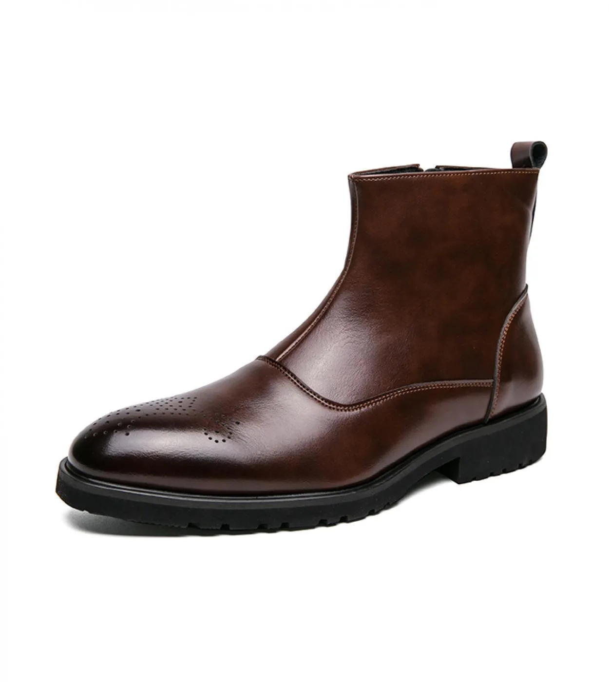 Stivali Chelsea eleganti invernali Scarpe da uomo Slip On Dress Stivali da cowboy da uomo formali Uomini a punta Beni di lusso D