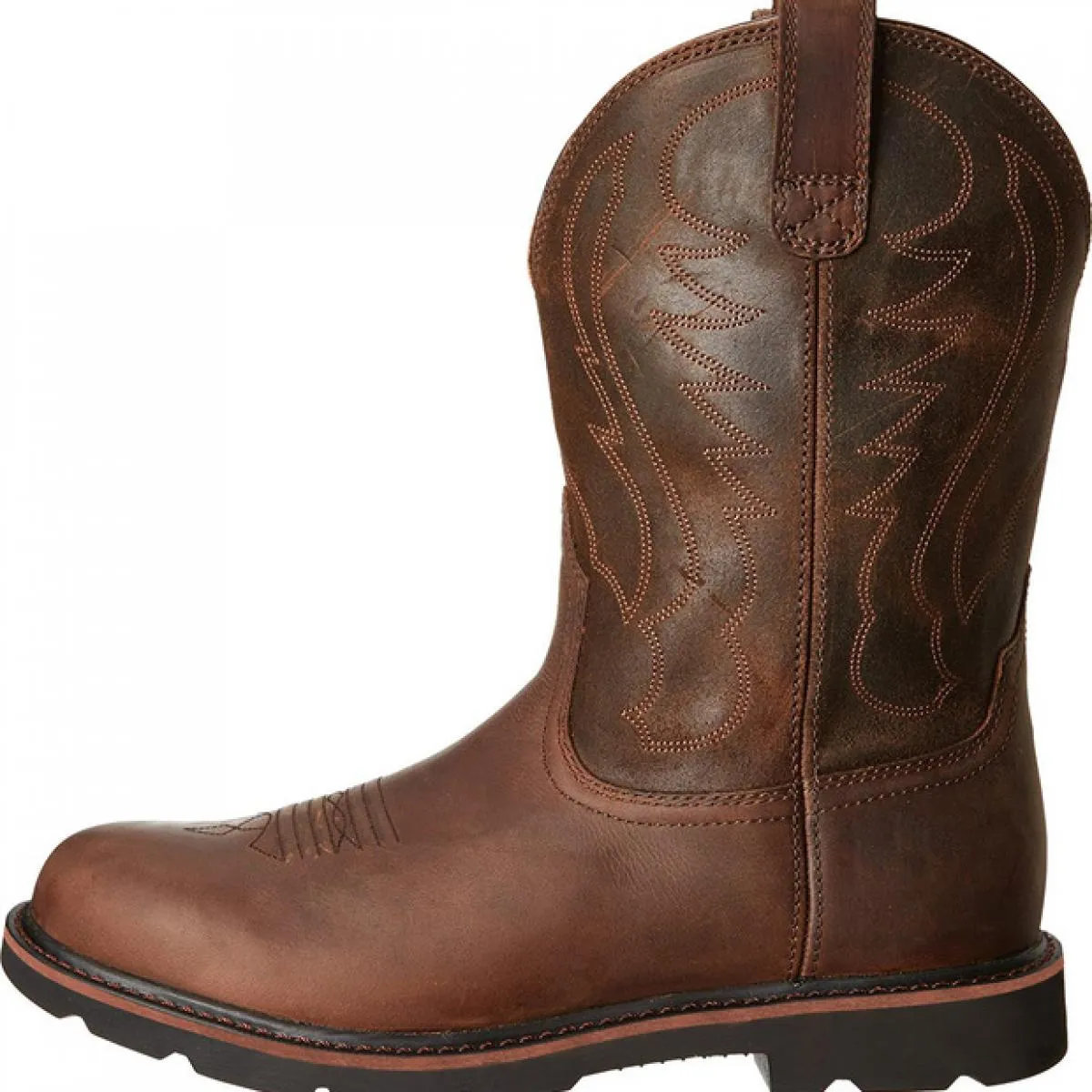 Stivali da cowboy occidentali ad albero Stivali da trekking da esterno ricamati vintage da uomo Scarpe casual impermeabili di gr