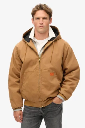 Superdry SURPLUS - BOMBER CON CAPPUCCIO