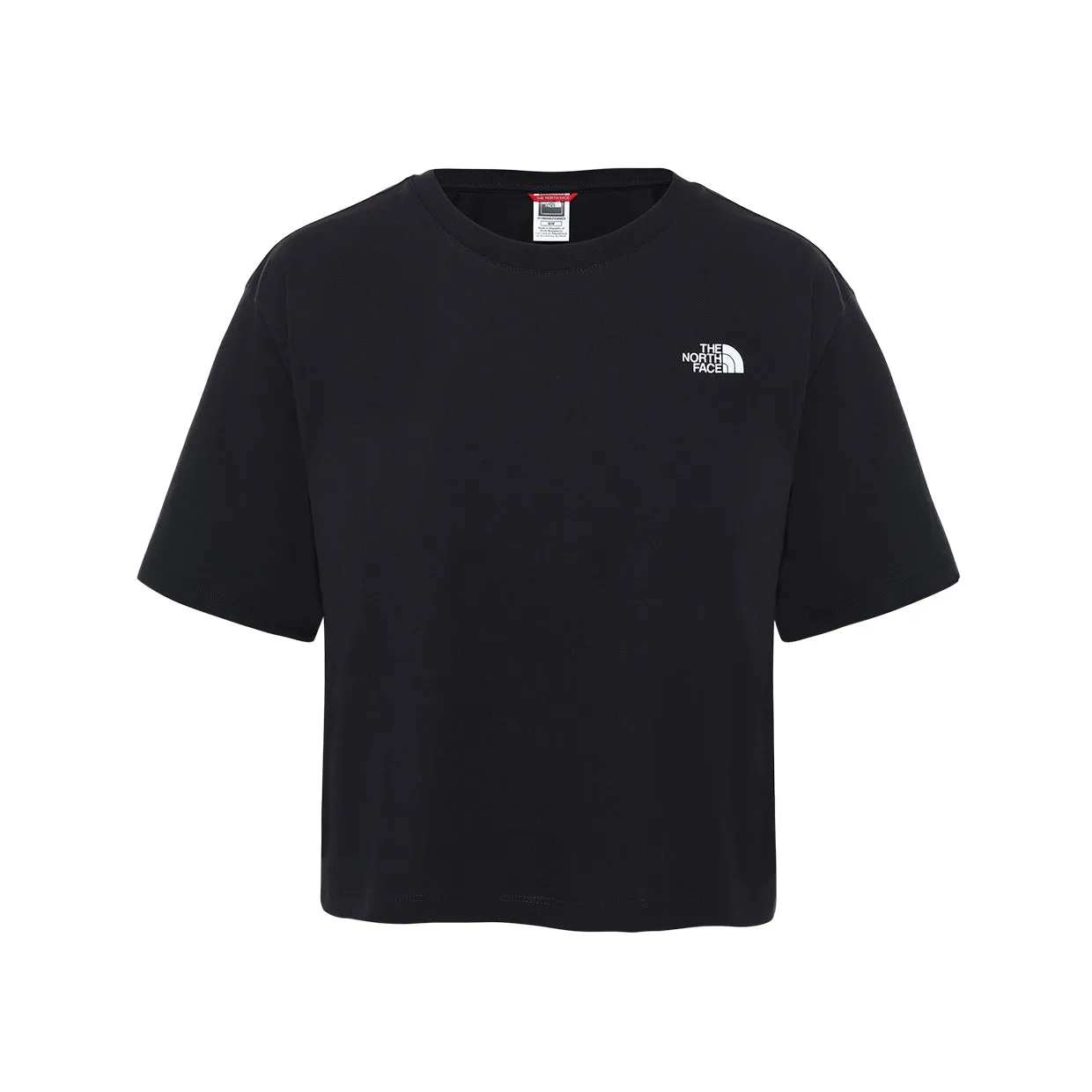 T-shirt Donna The North Face Simple Dome Cropped Nero