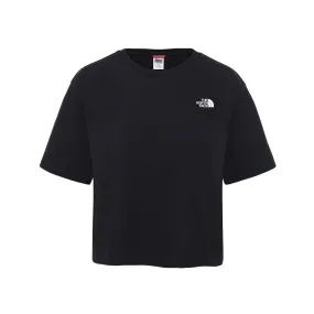 T-shirt Donna The North Face Simple Dome Cropped Nero