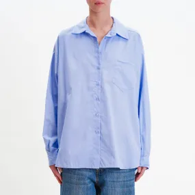 Tensione in-Camicia oversize - celeste