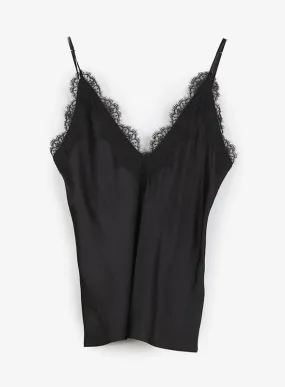 TOP CON PIZZO NERO