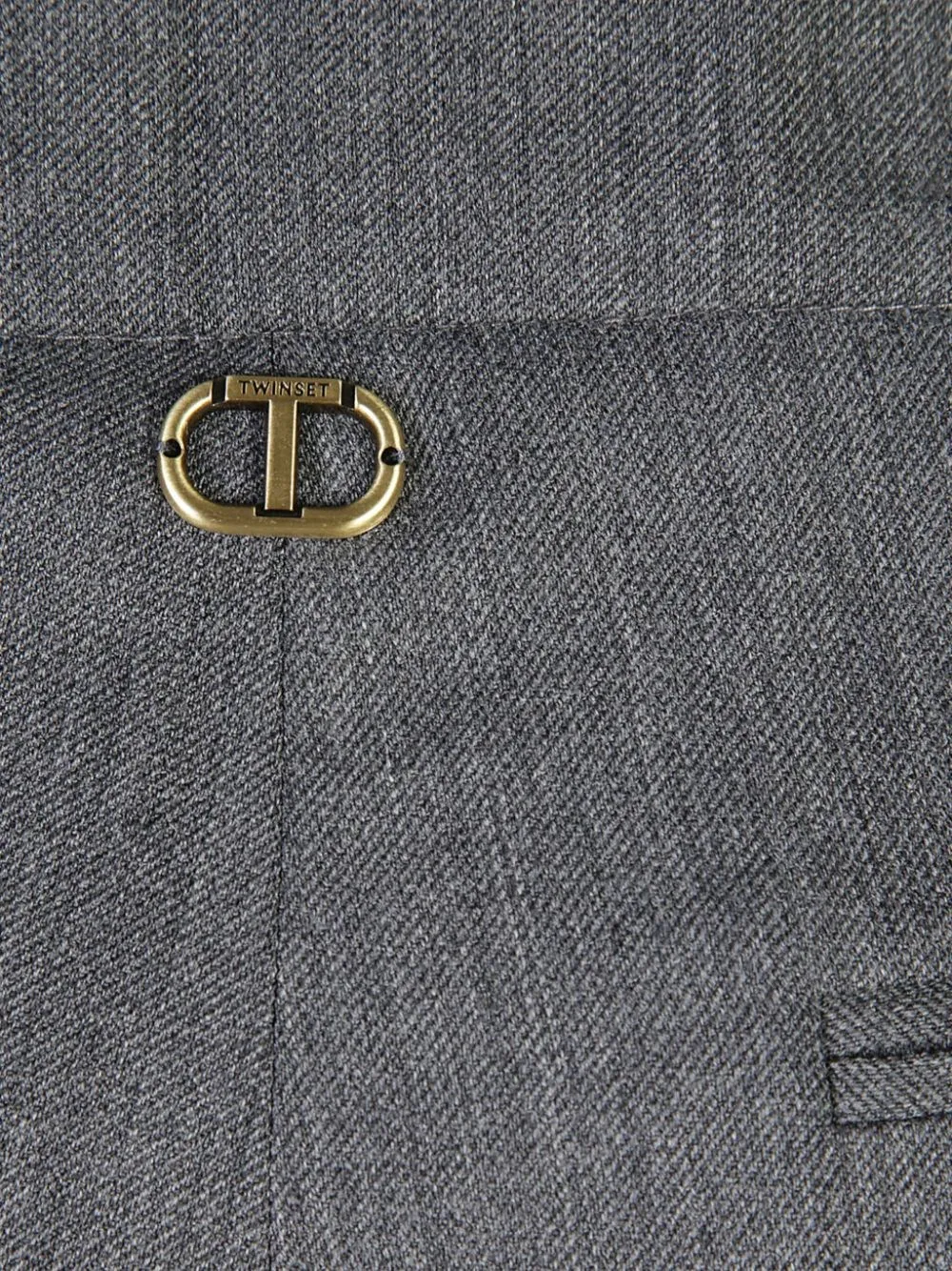 Twinset, pantalone in lana