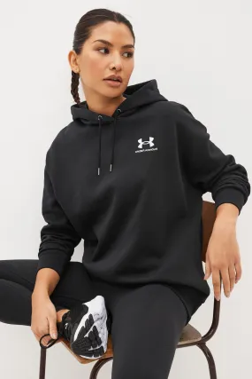 Under Armour - Felpa oversize must-have in pile con cappuccio    