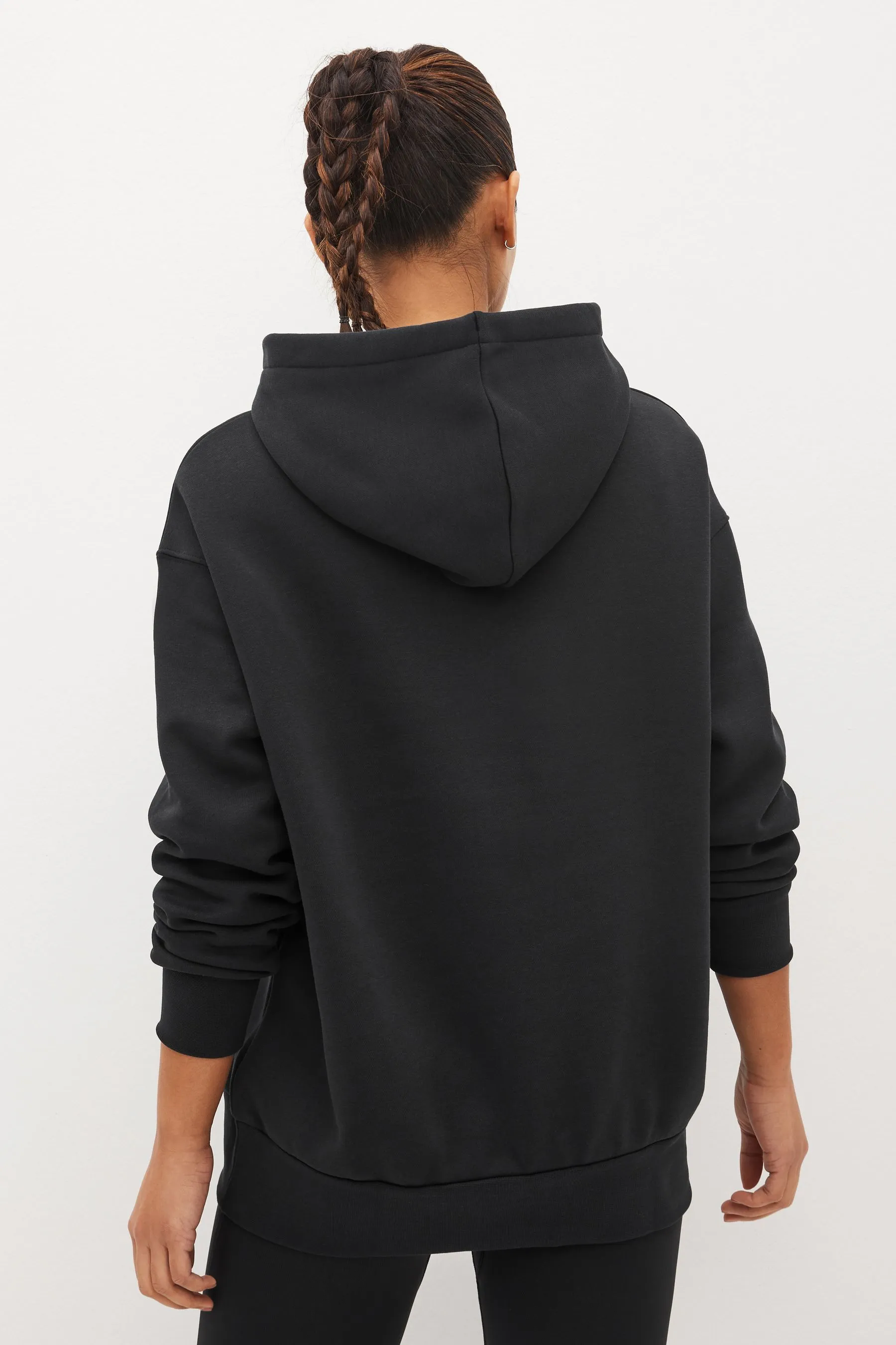 Under Armour - Felpa oversize must-have in pile con cappuccio    