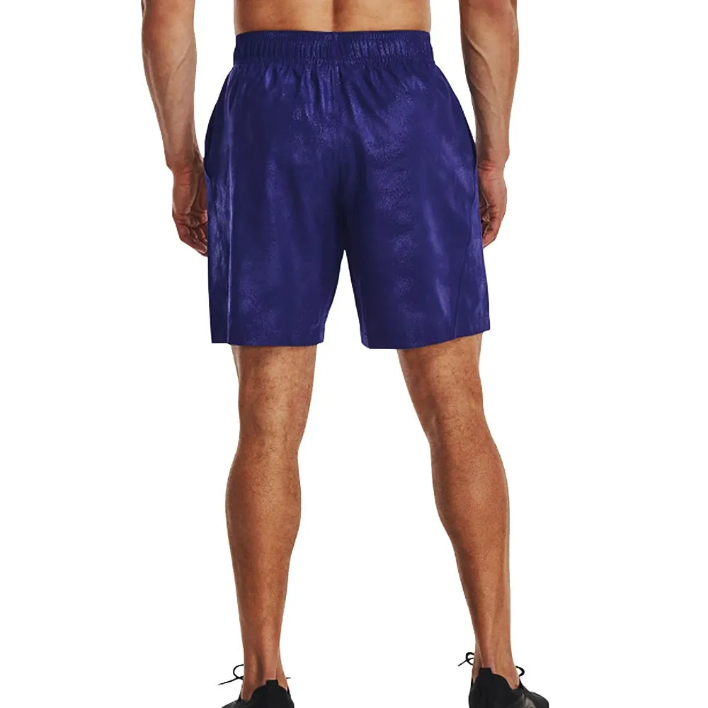 Under Armour Shorts Sportivi Emboss Blu Uomo