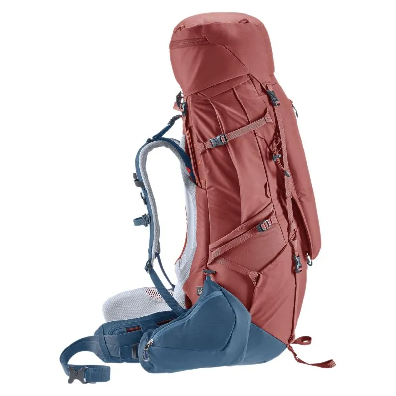 Zaino da escursionismo Deuter Aircontact X 60+15 SL (rosso-rosa)