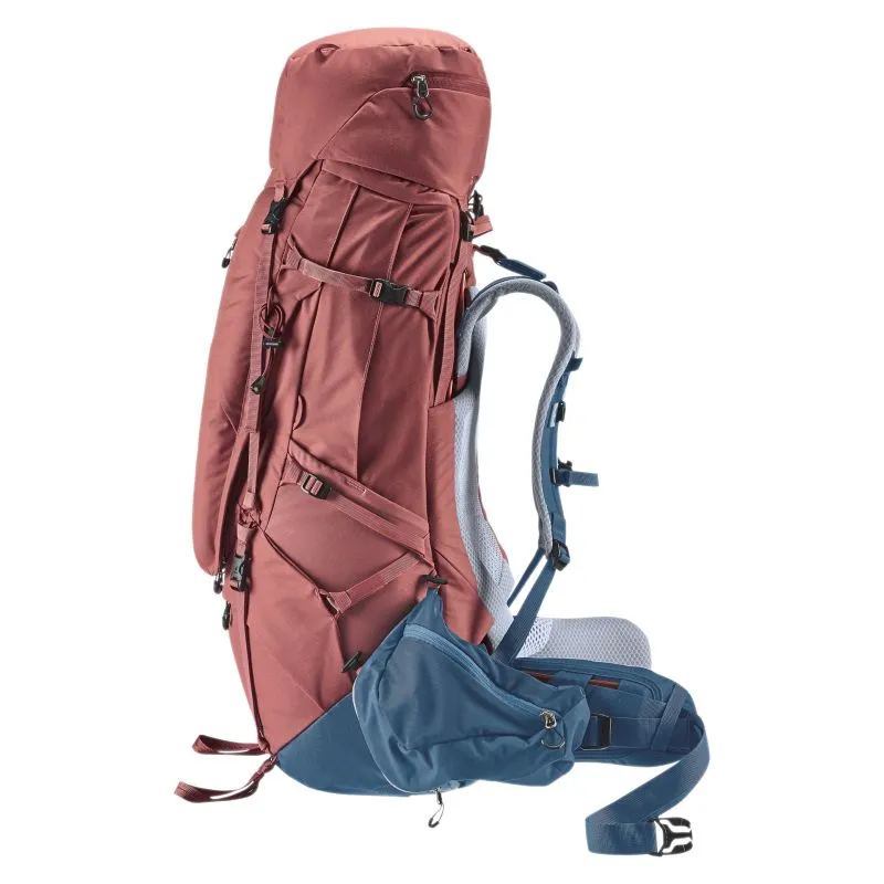 Zaino da escursionismo Deuter Aircontact X 60+15 SL (rosso-rosa)